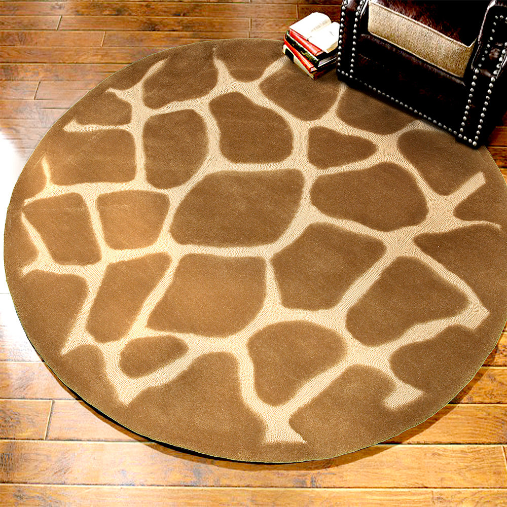 LR Resources Fashion Natural Giraffe Area Rug & Reviews Wayfair